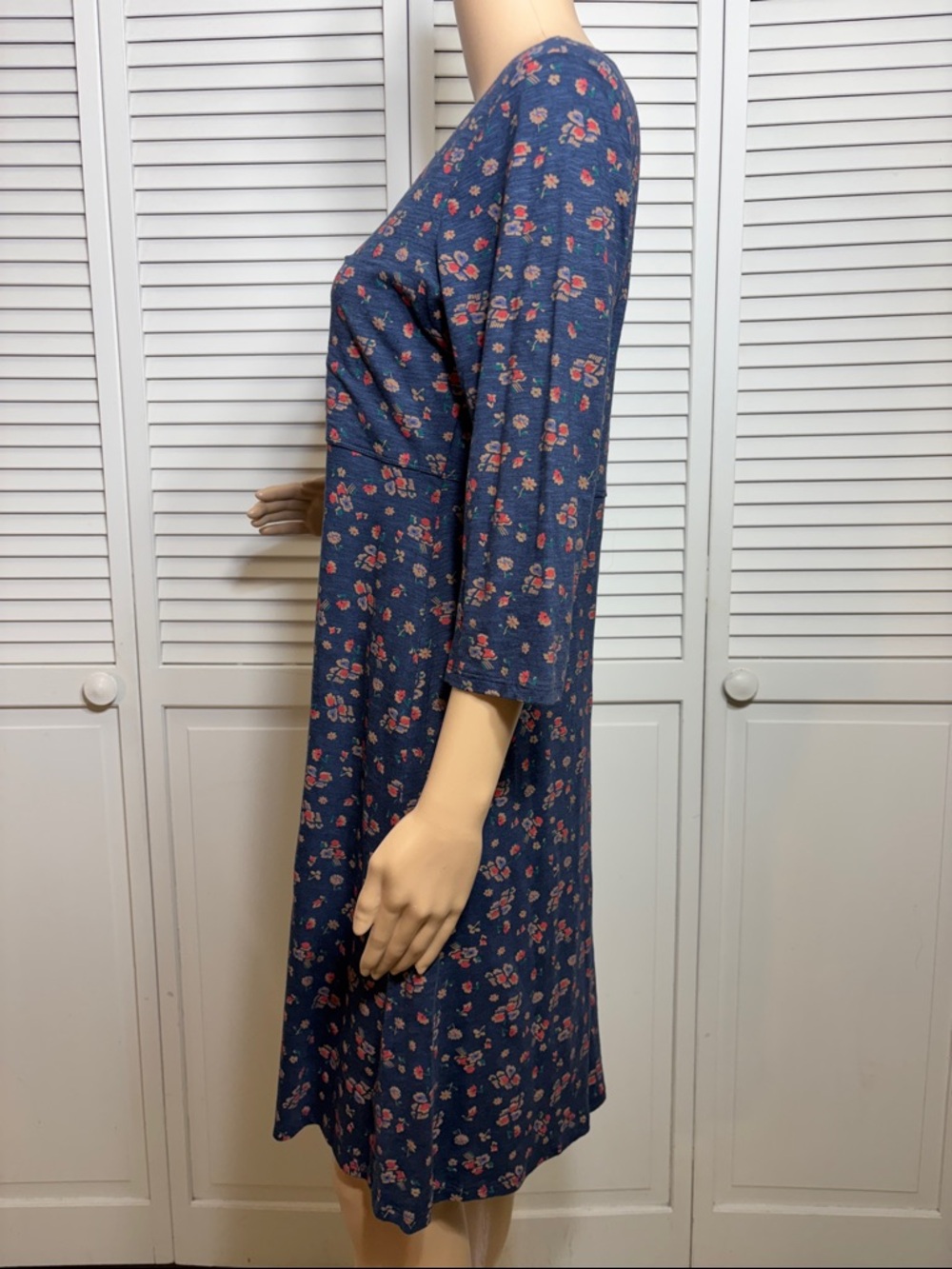 Toad & Co Rosalinda Dress in True Navy Floral Medium - Picture 11 of 15
